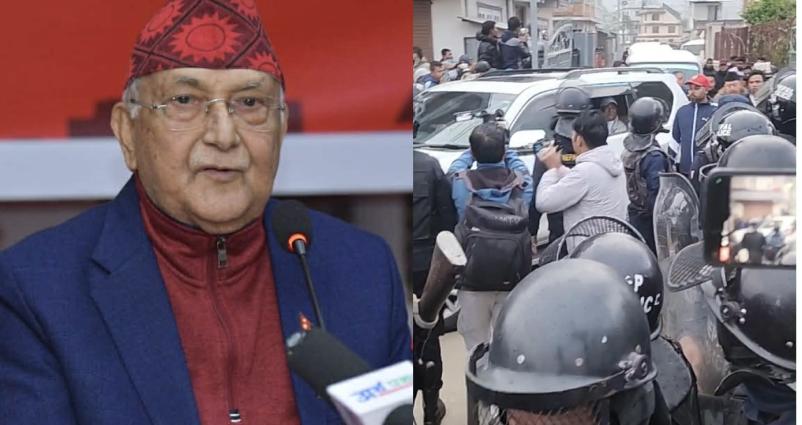 पूर्व प्रधानमन्त्री ओली र पूर्व गृहमन्त्री लेखक पक्राउ